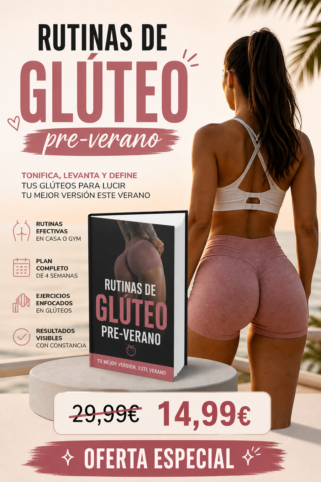 Glúteo redondo en 21 días